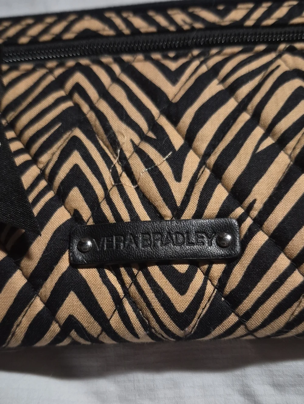 Vera Bradley Wristlet Wallet In ZEBRA.